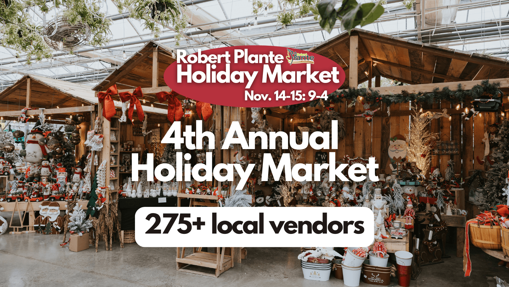 Holiday Market at Robert Plante Greenhouses 2026 — event in Navan, Ontario